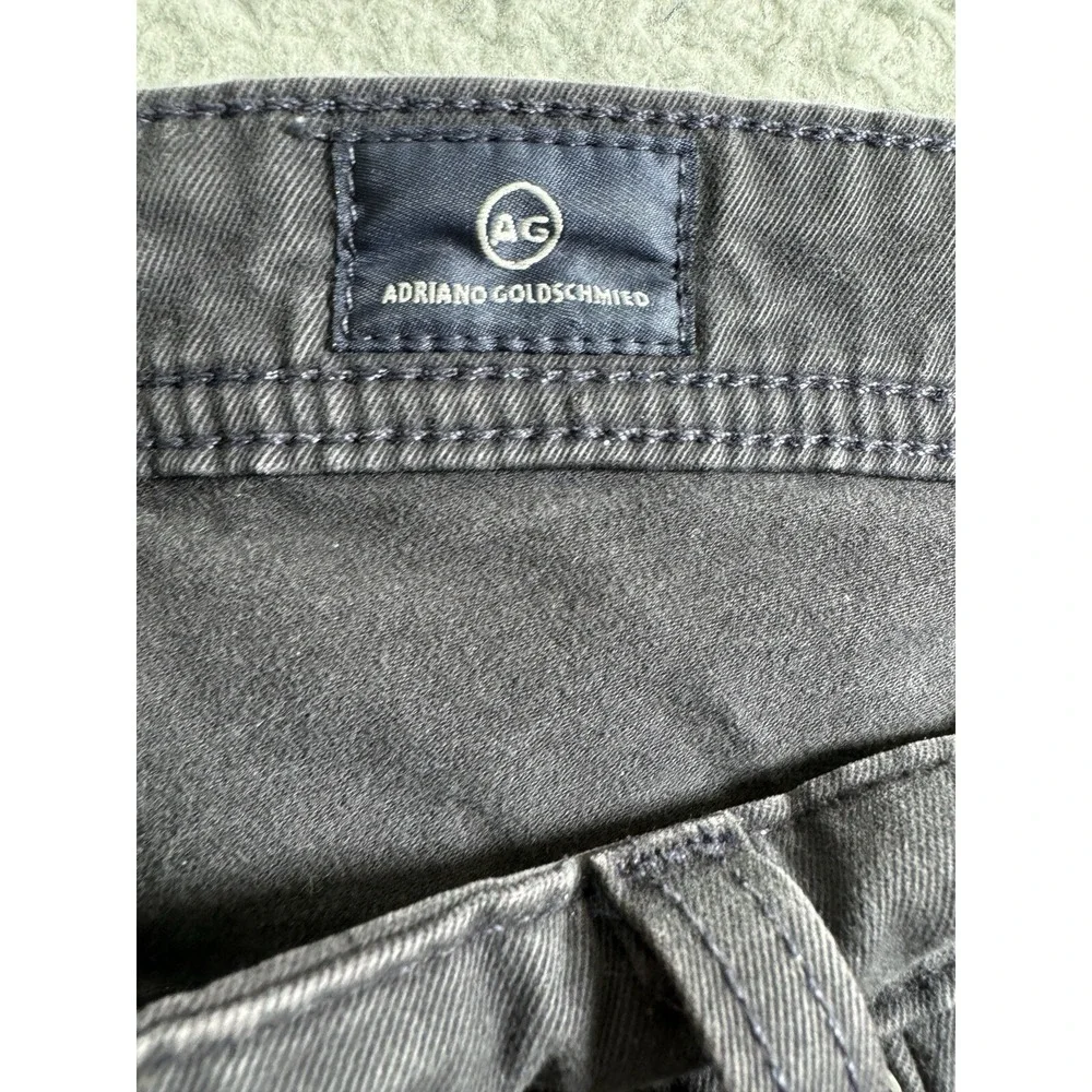 Adriano Goldschmied The Matchbox Slim Straight Black Pants Mens 33x27 Chinos